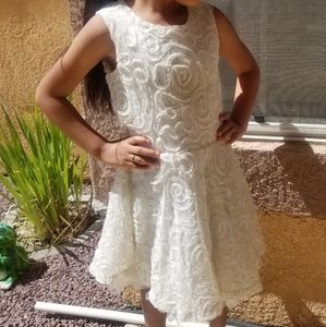 Girls white dress